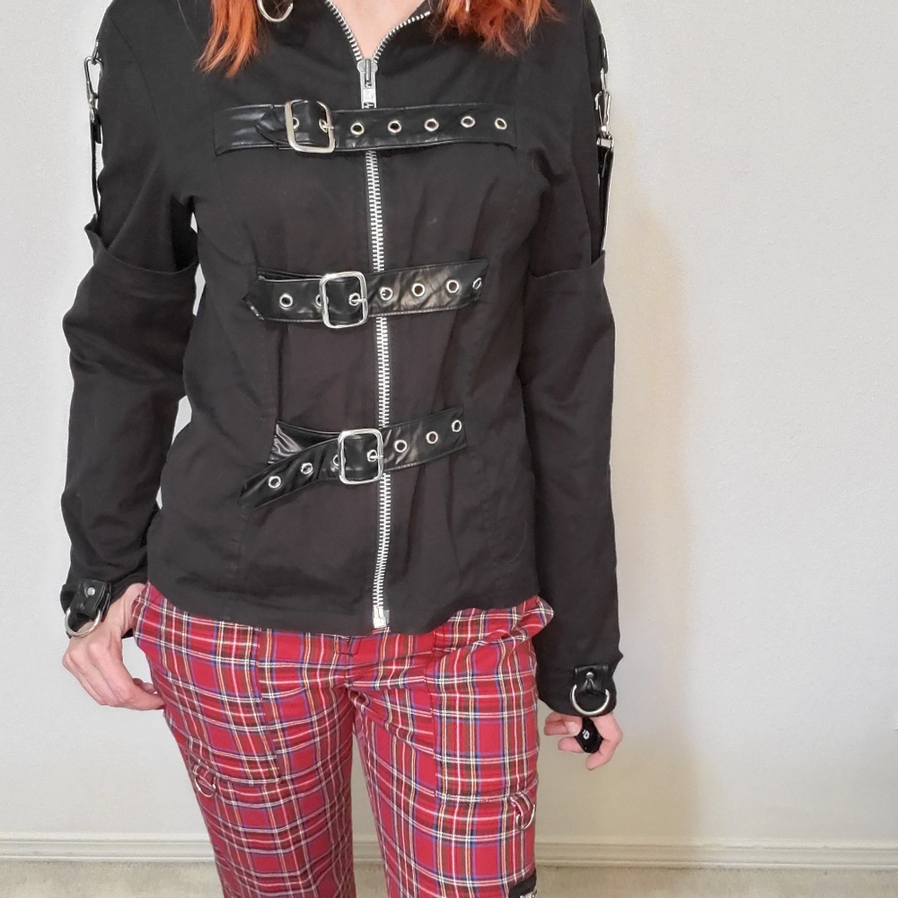 Lip Service Punk Rock Goth Straight Jacket